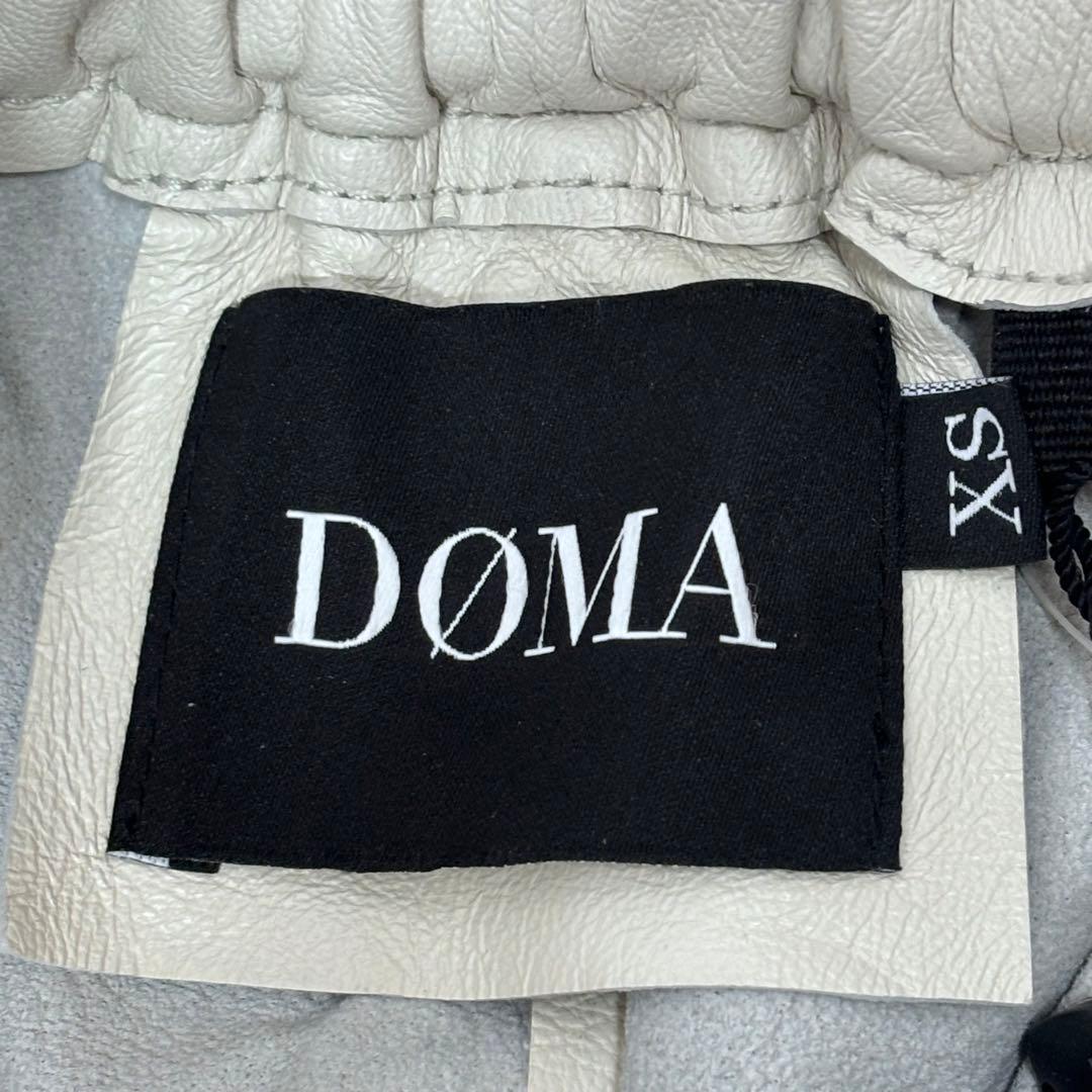 【タグ付き】美品 ドーマ DOMA 羊革 ラムレザー ガウチョパンツ ワイドXS
