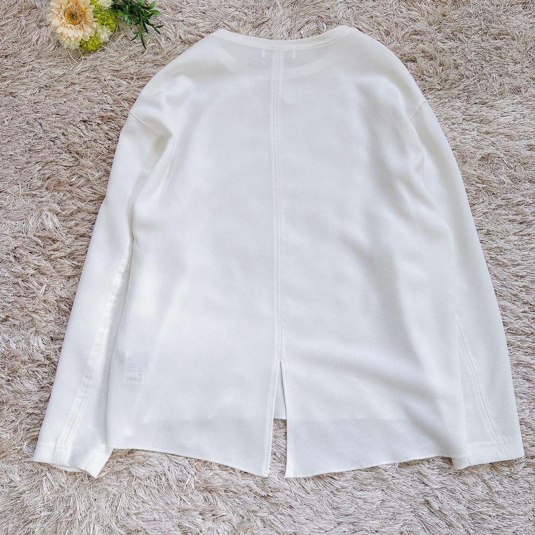 極美品✨ガリャルダガランテ 1,7万円 バックスリットブラウスT ホワイト