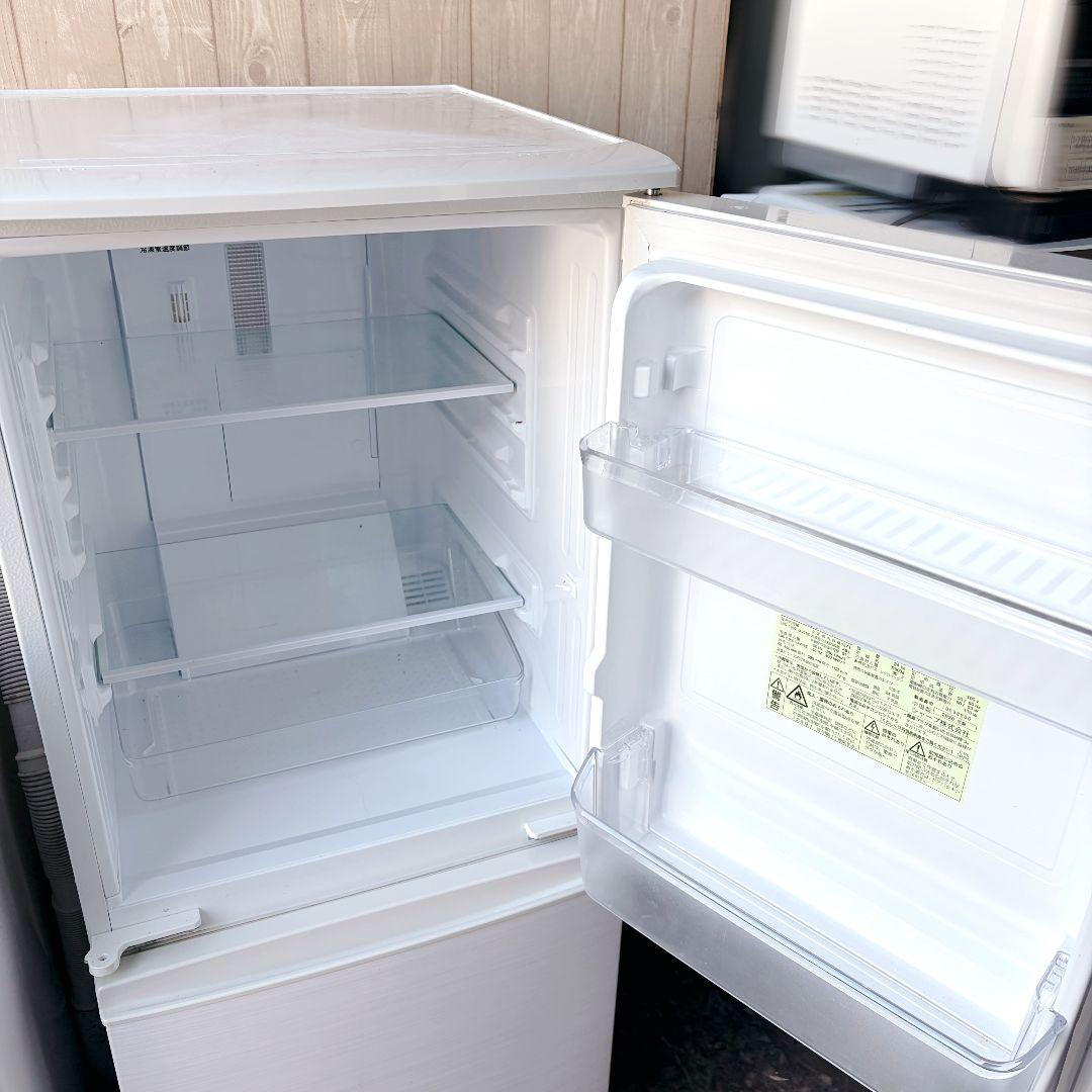配送設置無料！純正SHARPホワイト系冷蔵庫洗濯機2点セット！完動品超美品！