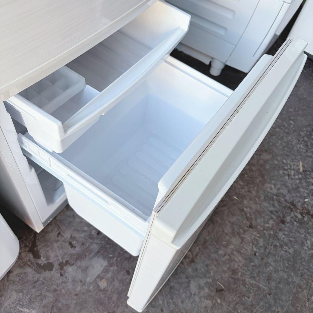 配送設置無料！純正SHARPホワイト系冷蔵庫洗濯機2点セット！完動品超美品！