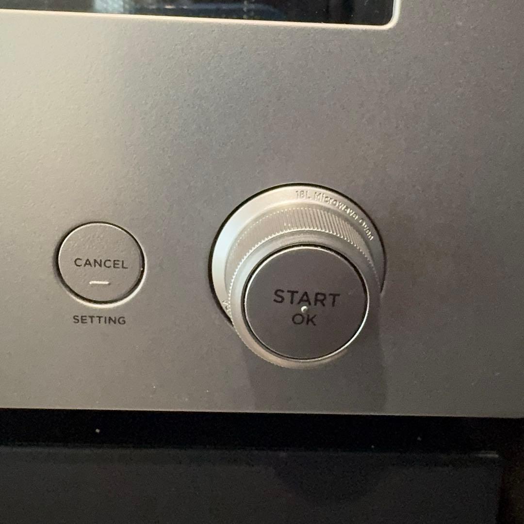 2021年製BALMUDA オーブンレンジ シルバー（E05）オーブン機能◎