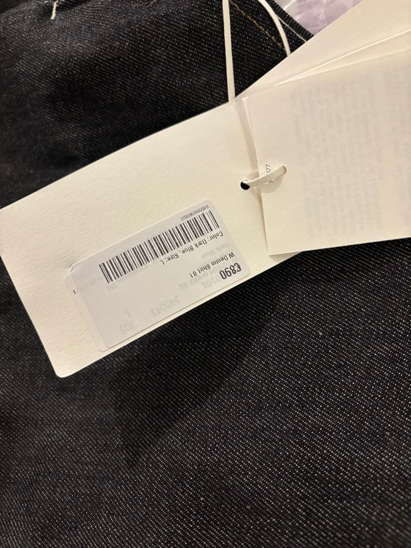 JIL SANDER セルビッチデニムシャツ サイズL 確実正規品