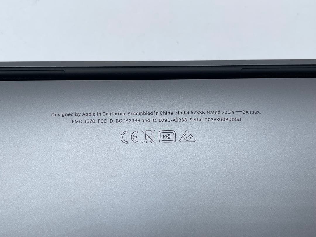 明*日様 MacBook Pro 13インチM1チップ(2020年モデル8GB/