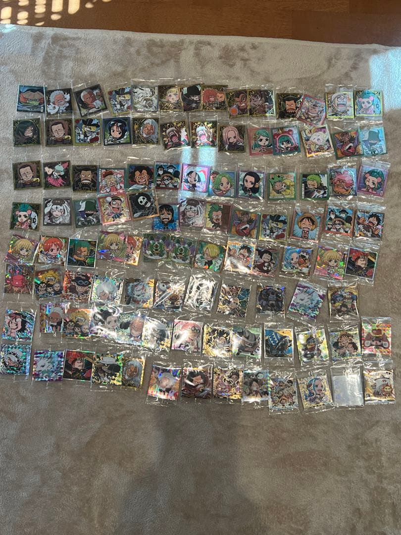 ドラゴンボール ワンピース 鬼滅の刃 シール カード まとめ売り レア多数