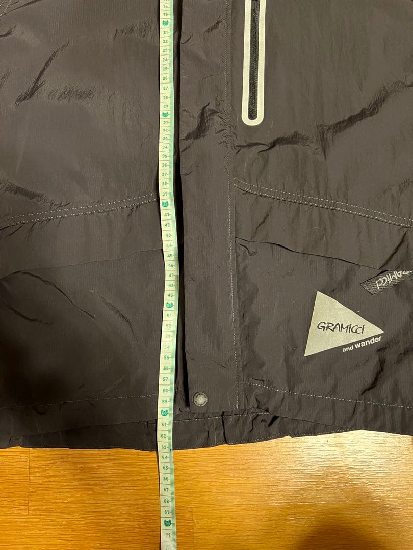Gramicci x AND WANDERパッチワークウィンドパーカー Sサイズ