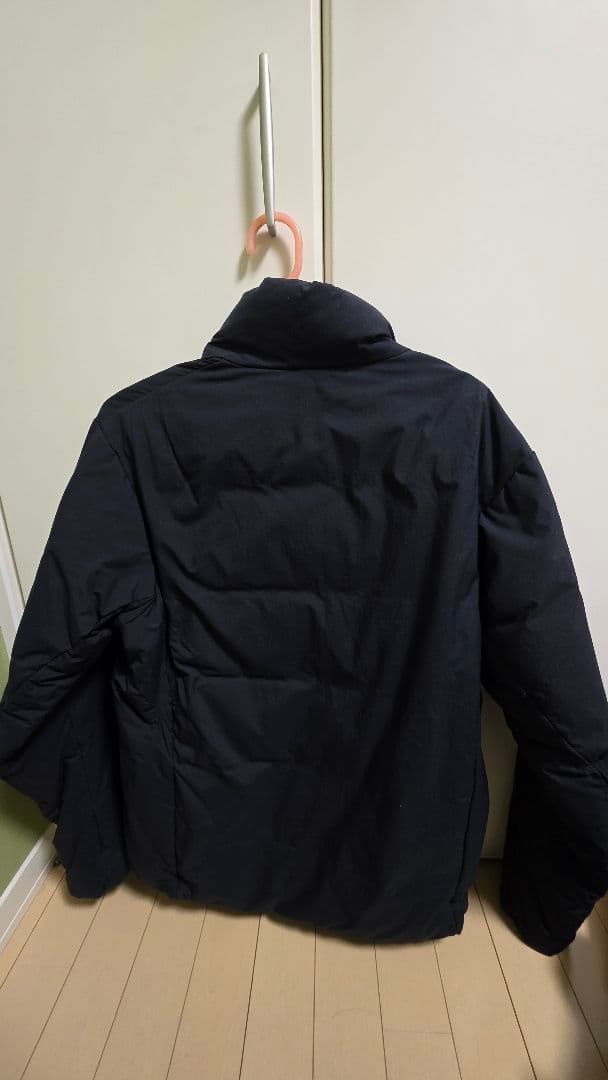 beauty&youth 小松ナイロンスタンドアライドダウンジャケット ブラック