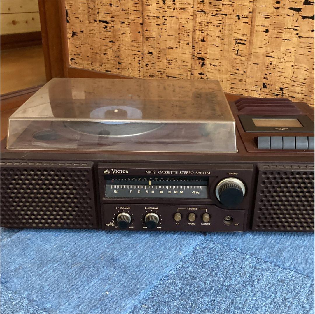 希少 昭和レトロ家電　Victor カセロボ MK-2 レコードプレーヤー