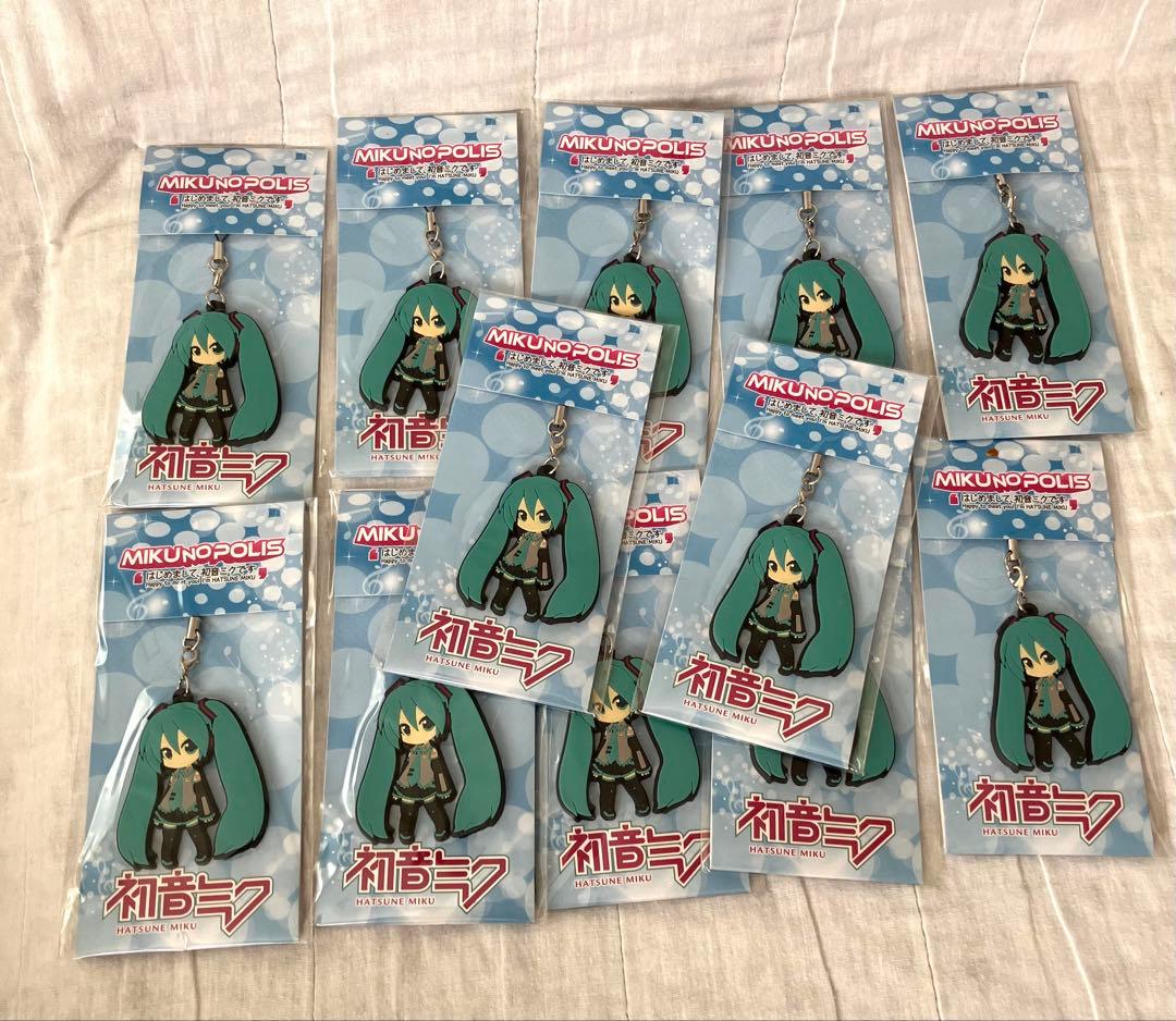 12個 初音ミク MIKUNOPOLIS ミクノポリス ストラップ ボーカロイド