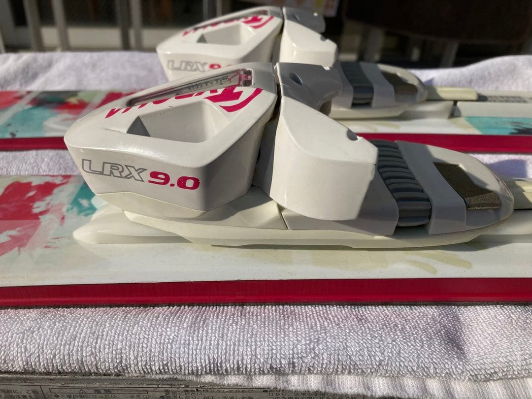 【美品】ショートスキー(ファン　ミッド　ミドル)ボードと解放ビィンディングセット