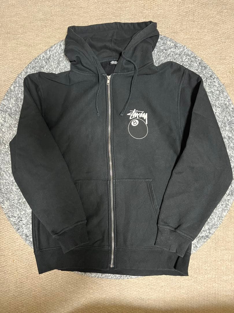 stussy 8ボールパーカー