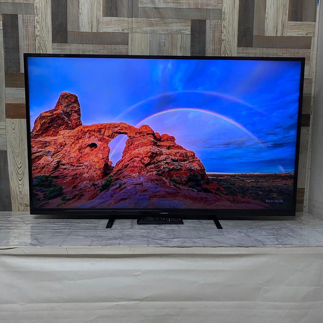 即日受渡❣️全国送料込マクスゼン55型4K液晶テレビWチューナーゲームモード搭載