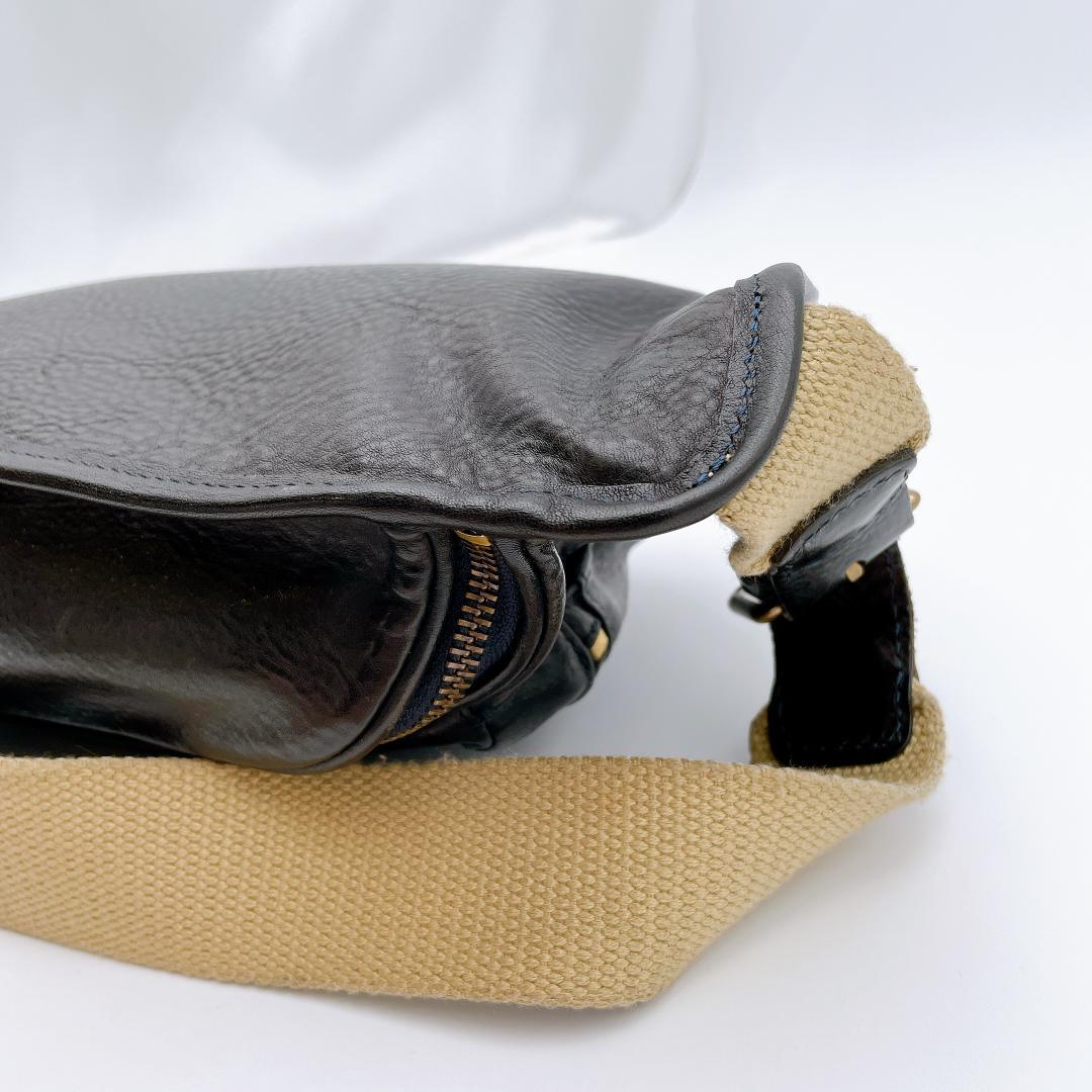 Felisi レザー ウエストボディバッグ 799 ブラウン メンズ イタリア製