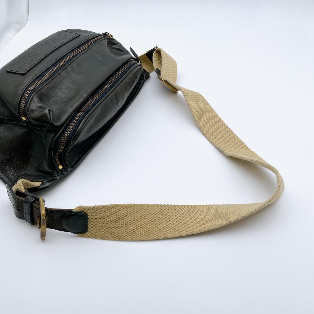 Felisi レザー ウエストボディバッグ 799 ブラウン メンズ イタリア製