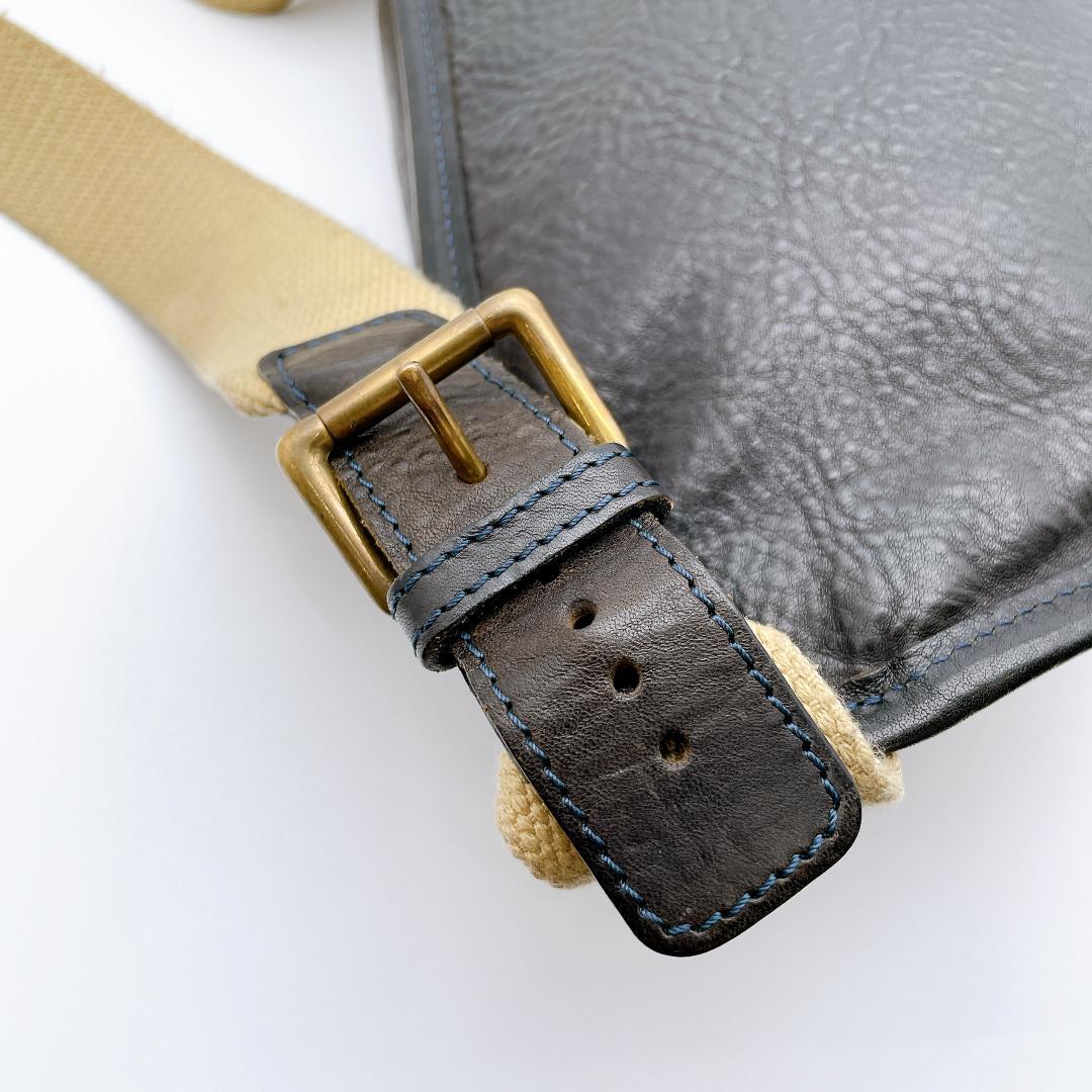 Felisi レザー ウエストボディバッグ 799 ブラウン メンズ イタリア製