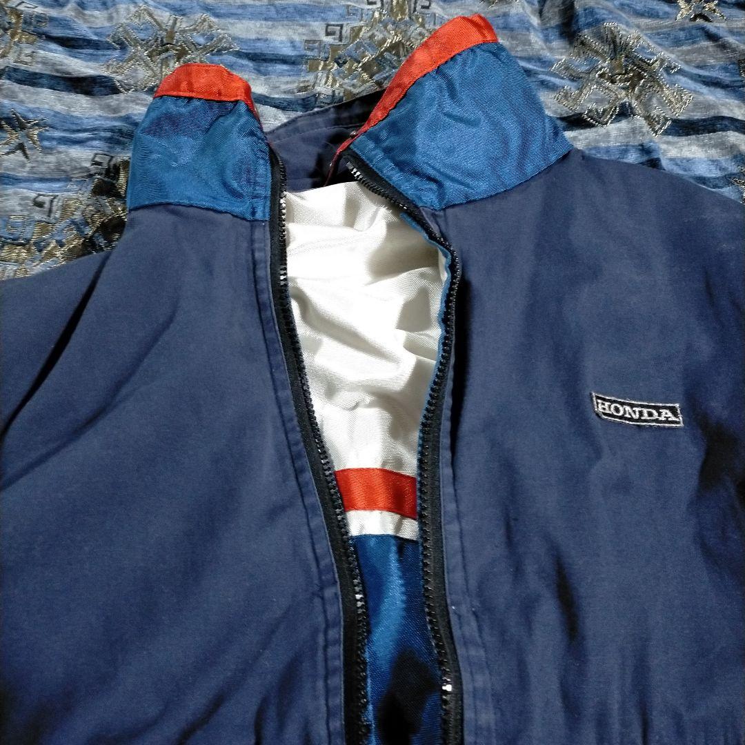 激レア ヴィンテージ ホンダ リバーシブル ジャンパー ブルゾン 袖ロゴ L