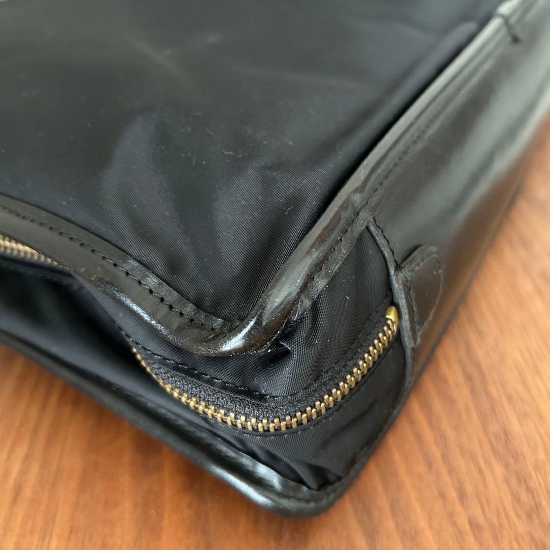 【美品】 Felisi フェリージ　ナイロン×レザー　バッグ1993 黒