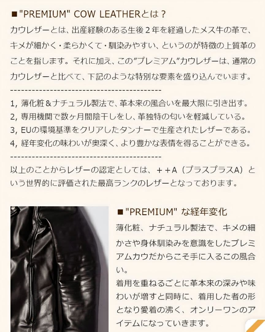 フルーツランド!様シングルライダースジャケット 黒　リューグーレザーズ　Mサイズ