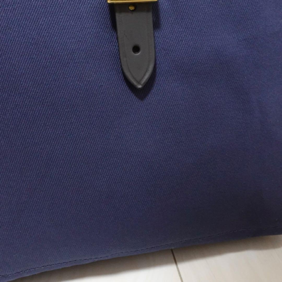 CROOTS フラップ　ポケット　トートバッグ　BEAMS F 別注　ネイビー