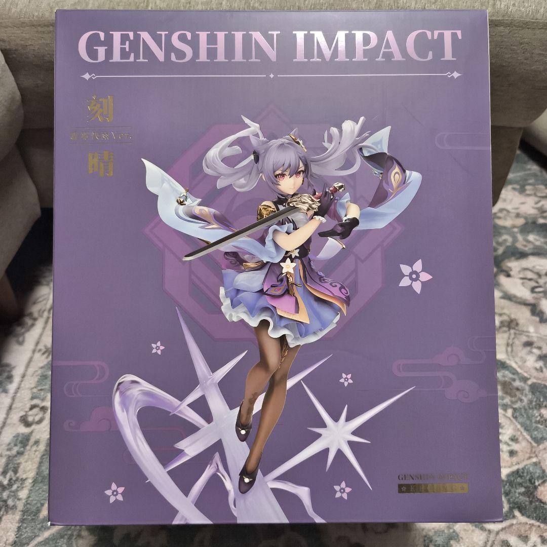 中古品 APEX 原神 刻晴 1/7スケールフィギュア 特典アクリルスタンド付き