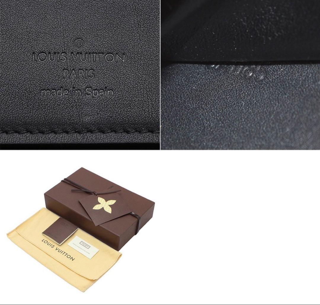 R2811 未使用 ルイヴィトン ダミエ アンフィニ オニキス 長財布