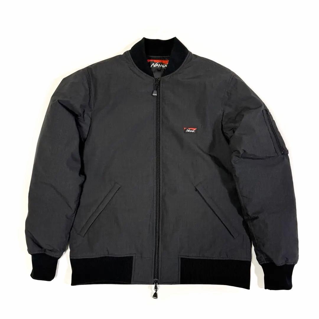 ナンガ ヒノックダウンジャケット タキビ MA-1 アウター ブラック L