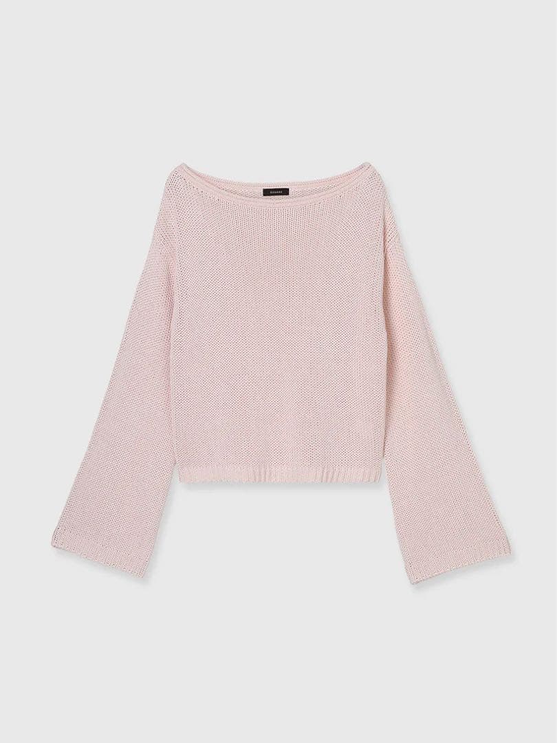 anuans ペーパーヤーンニットプルオーバー