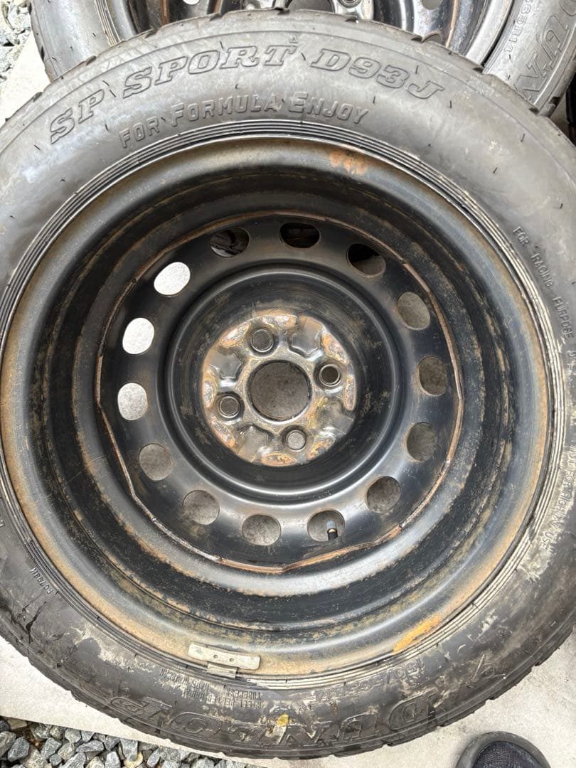 引張りデミオ鉄チン14×6J 22年DUNLOP 150/565/R14 4本⭐️