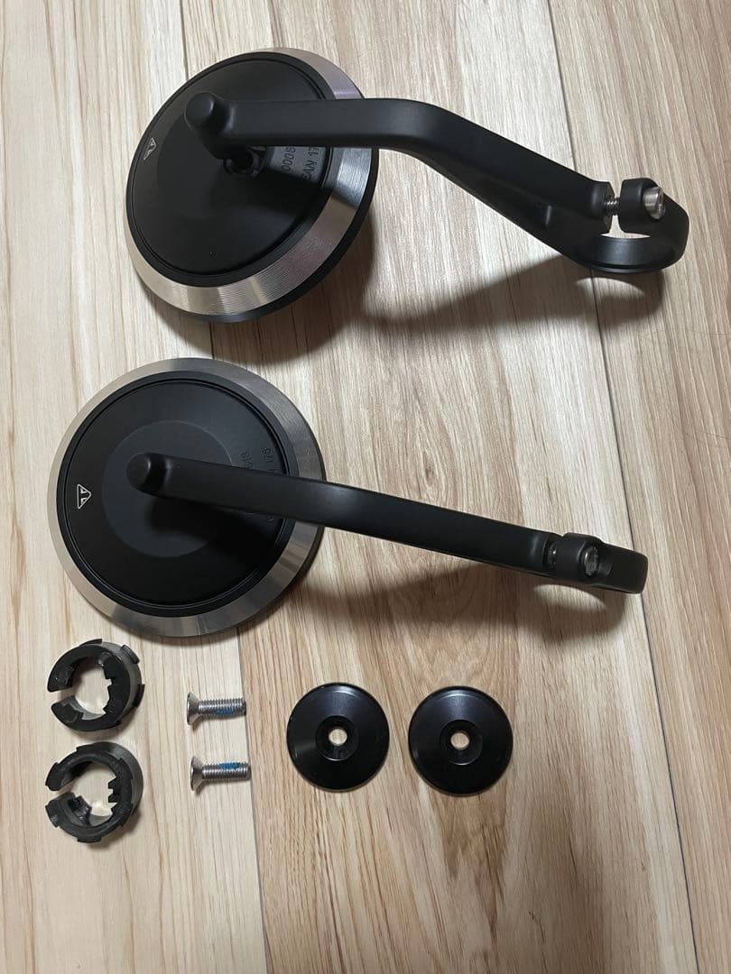 トライアンフ　純正オプション　バーエンドミラー