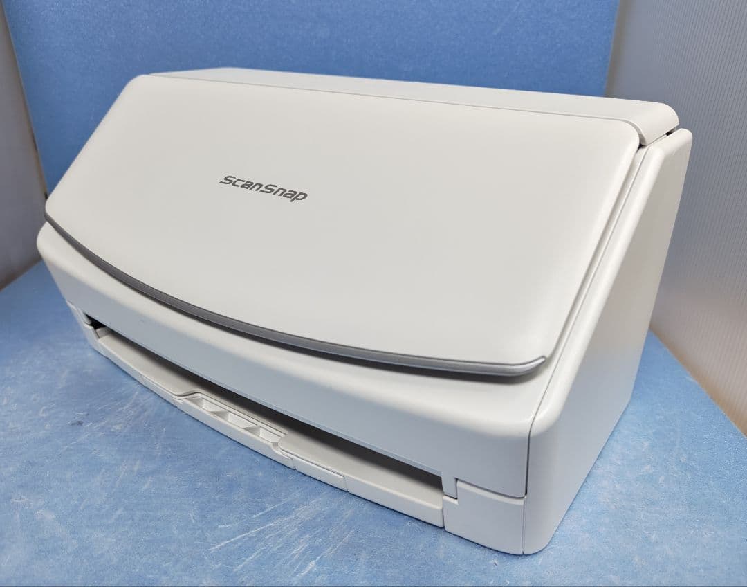 たまった書類を一気にスキャン 富士通 ScanSnap iX1500（白）使用少