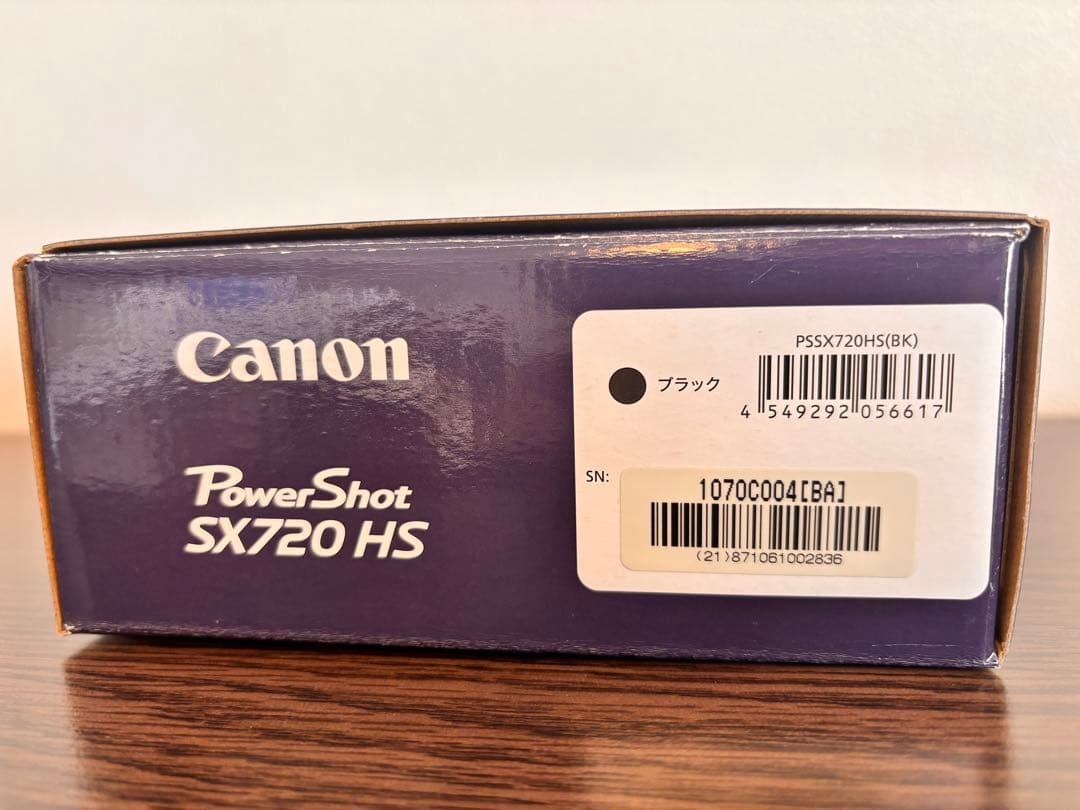 美品 Canon PowerShot SX720 HS パワーショット ブラック