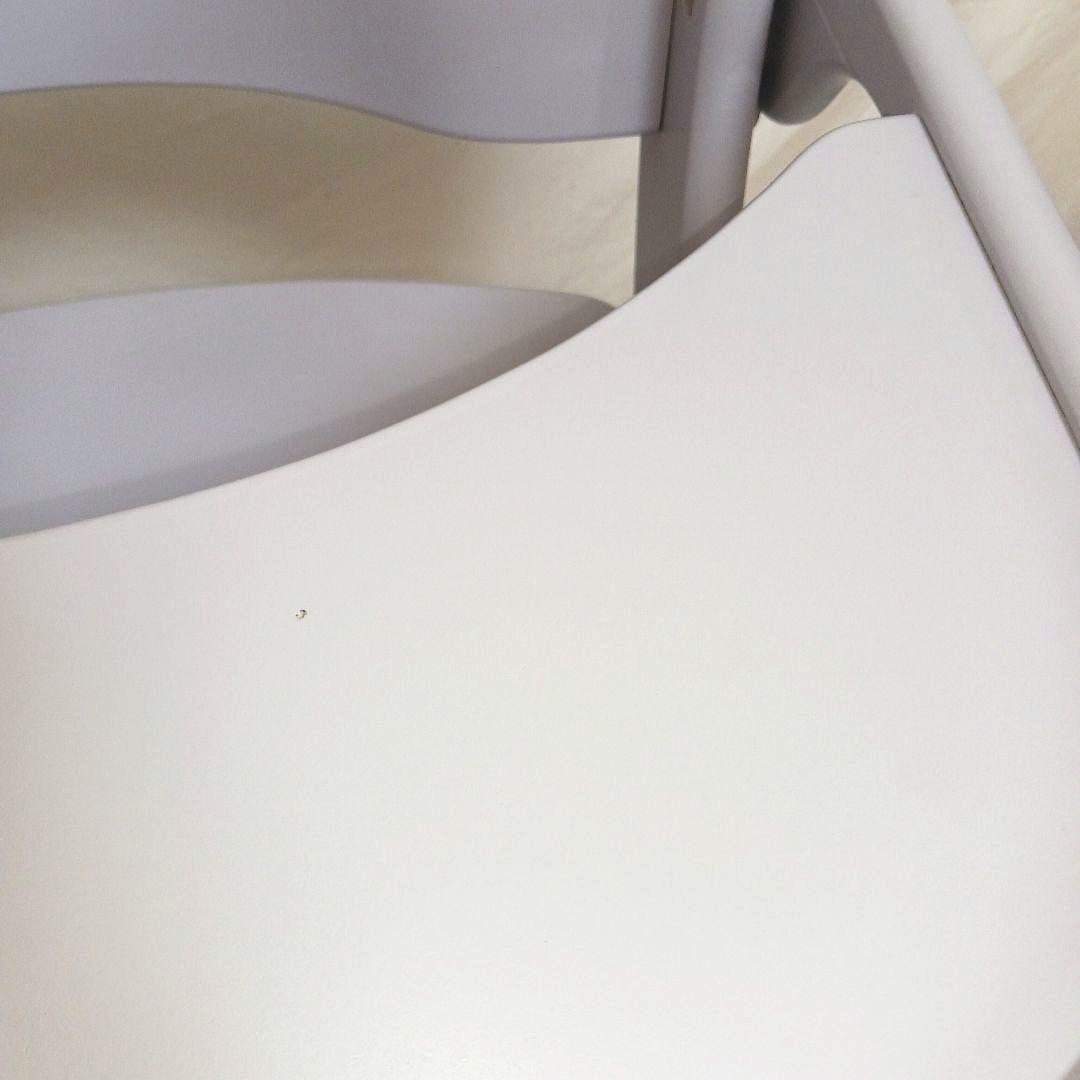 ★【希少】大和屋 アッフルチェア ソフトラベンダー ハイチェア 【組み立て不要】