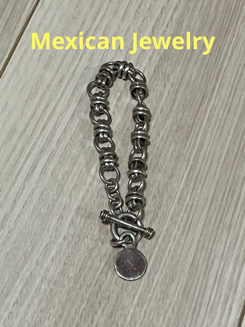 ヴィンテージトグルブレスレット　メキシカンジュエリー　シルバー925