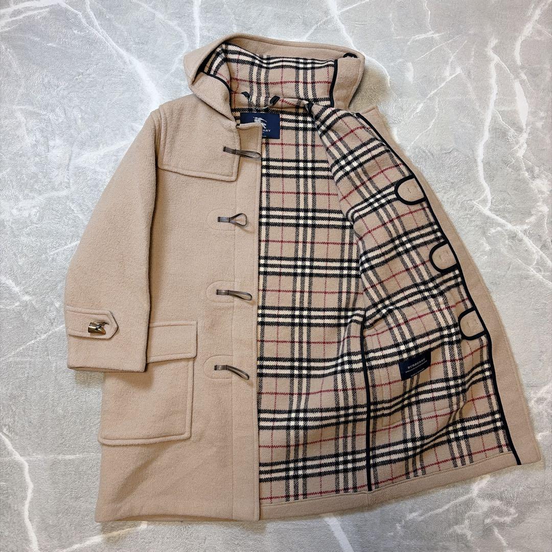 BURBERRY LONDON ロング ダッフルコート ウール ベージュ L