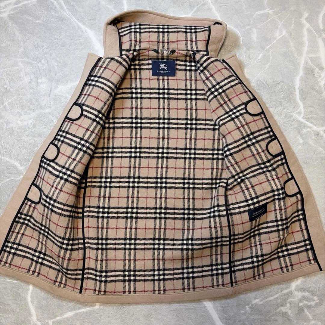 BURBERRY LONDON ロング ダッフルコート ウール ベージュ L