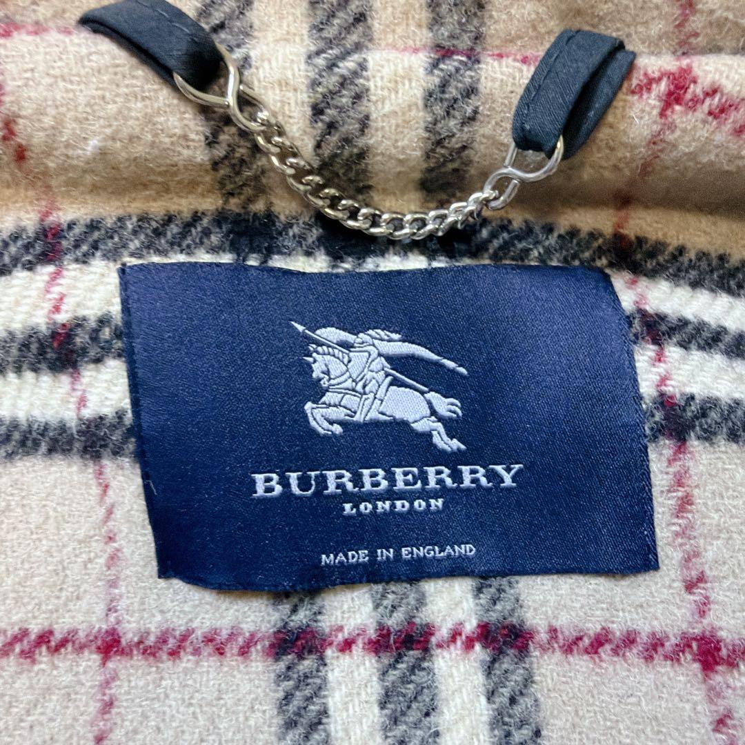 BURBERRY LONDON ロング ダッフルコート ウール ベージュ L