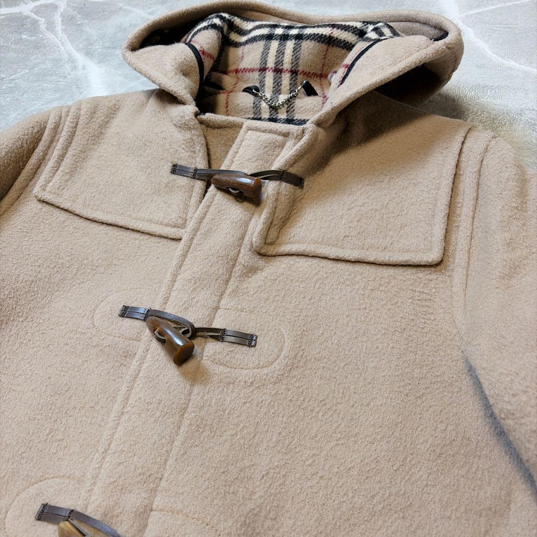 BURBERRY LONDON ロング ダッフルコート ウール ベージュ L