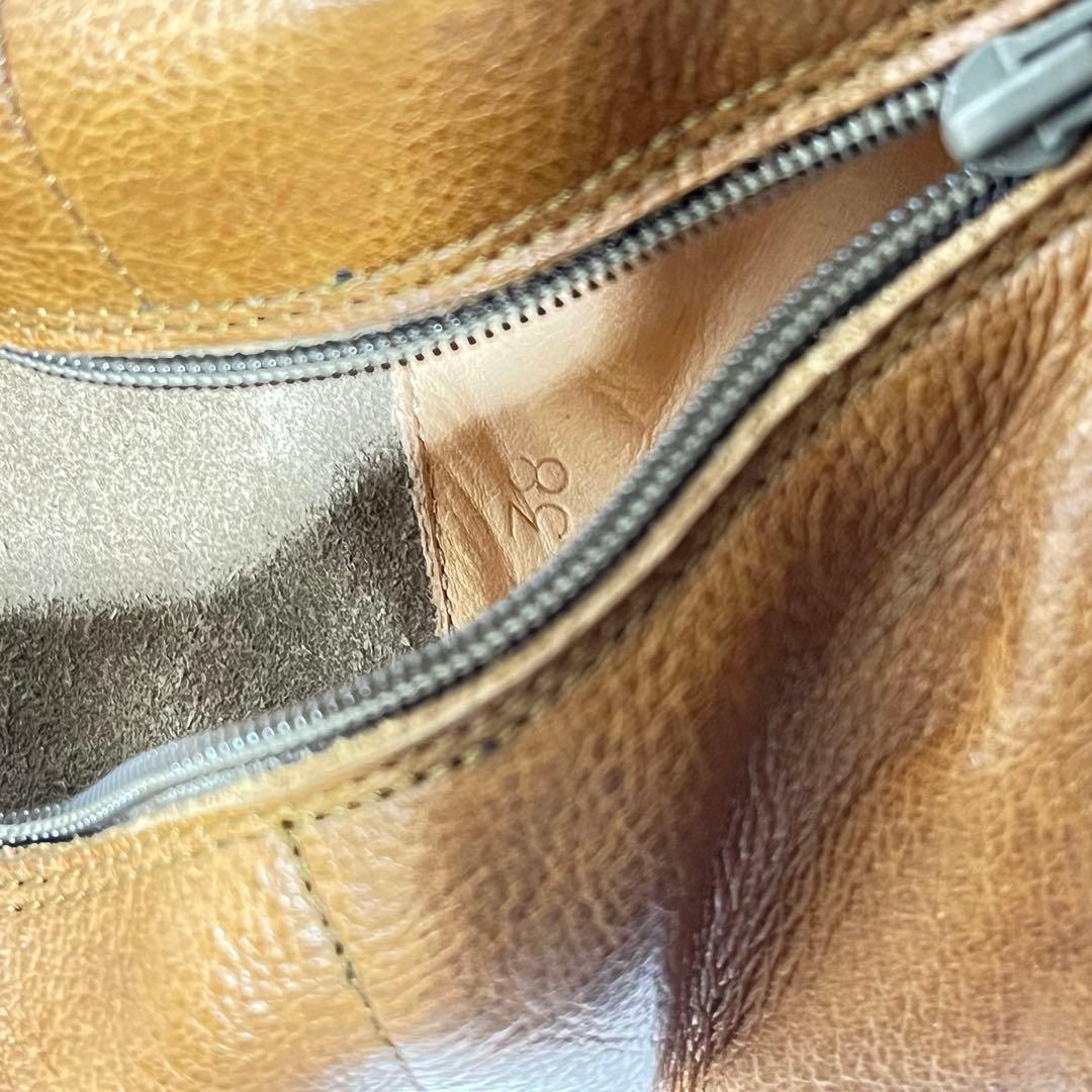 【美品】trippen トリッペン　ロングブーツ　シボ　サイドジップ　　24㎝