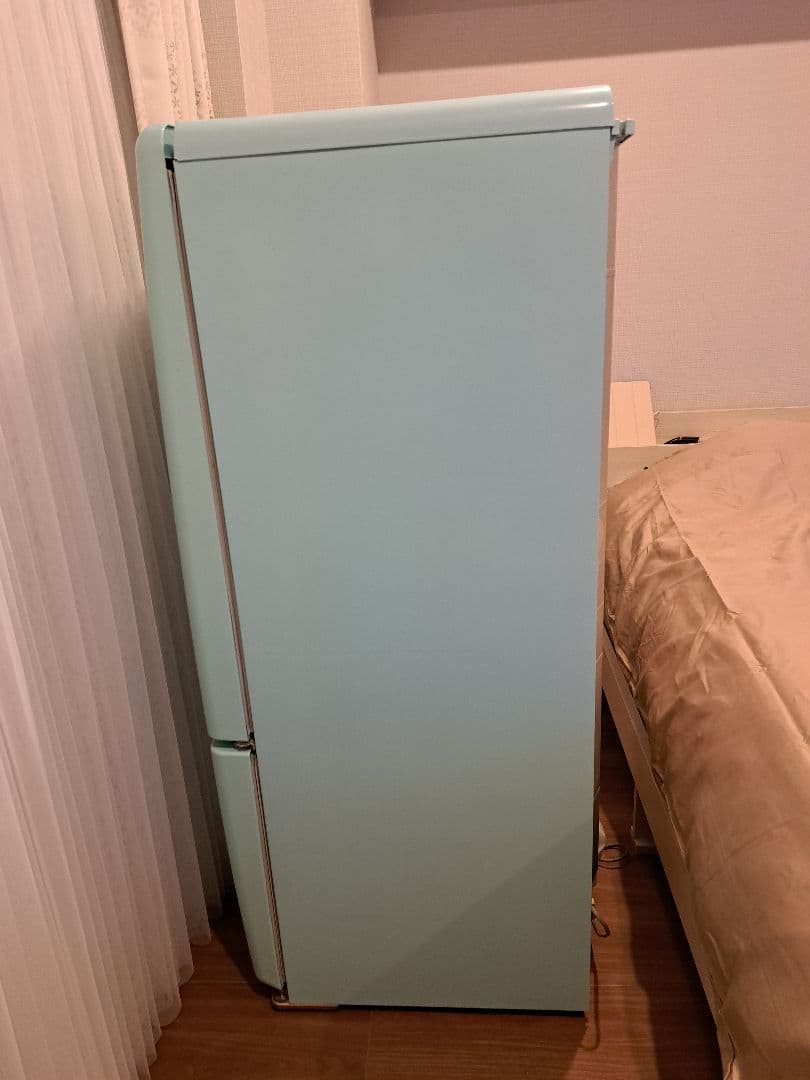 National NR-B16RA 冷蔵庫 水色 2ドア　レトロ