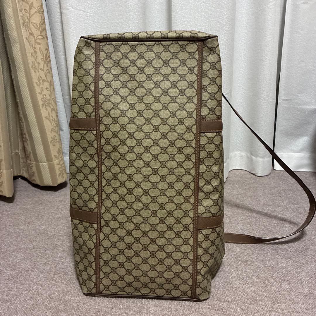 GUCCI GGキャンバス ボストンバッグ