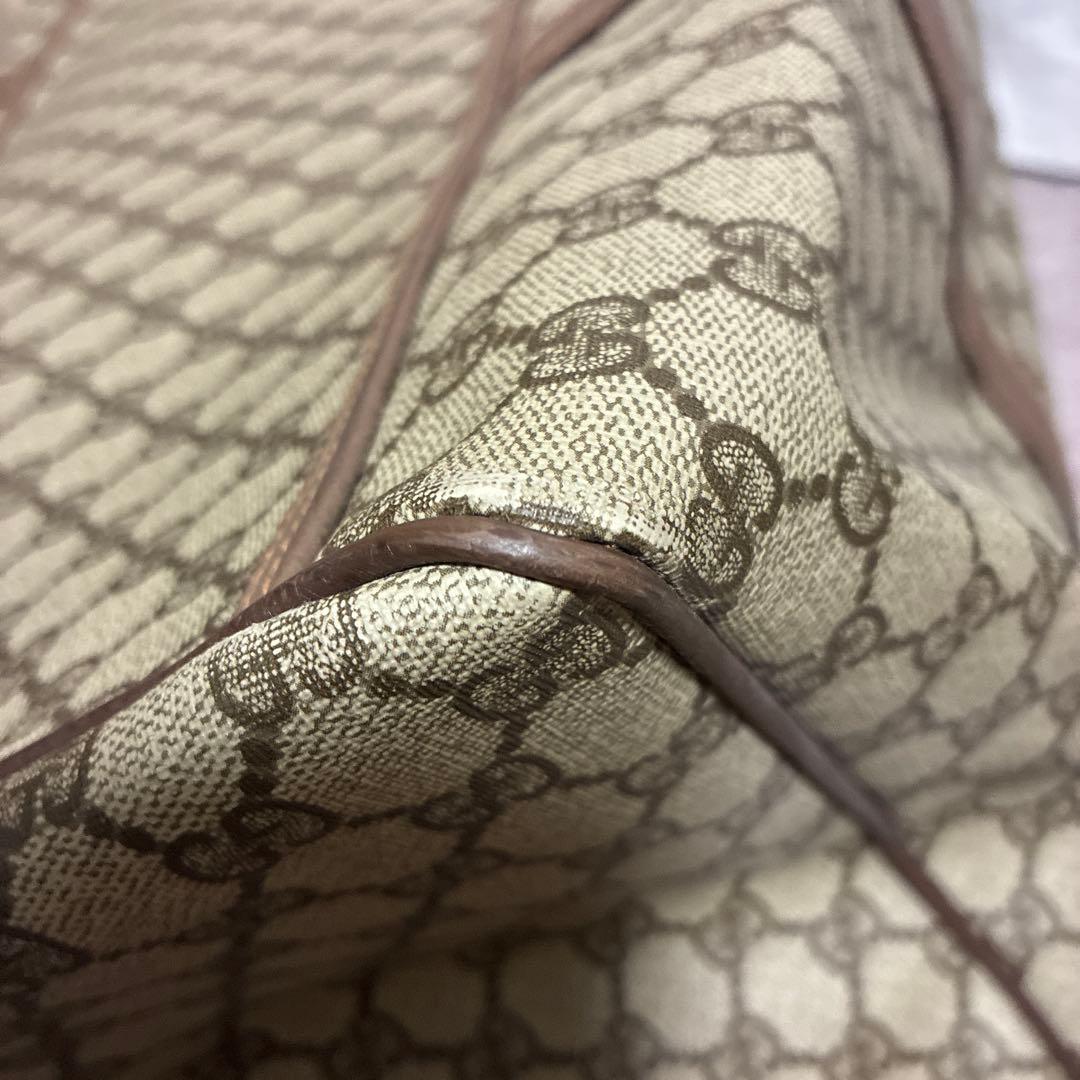 GUCCI GGキャンバス ボストンバッグ