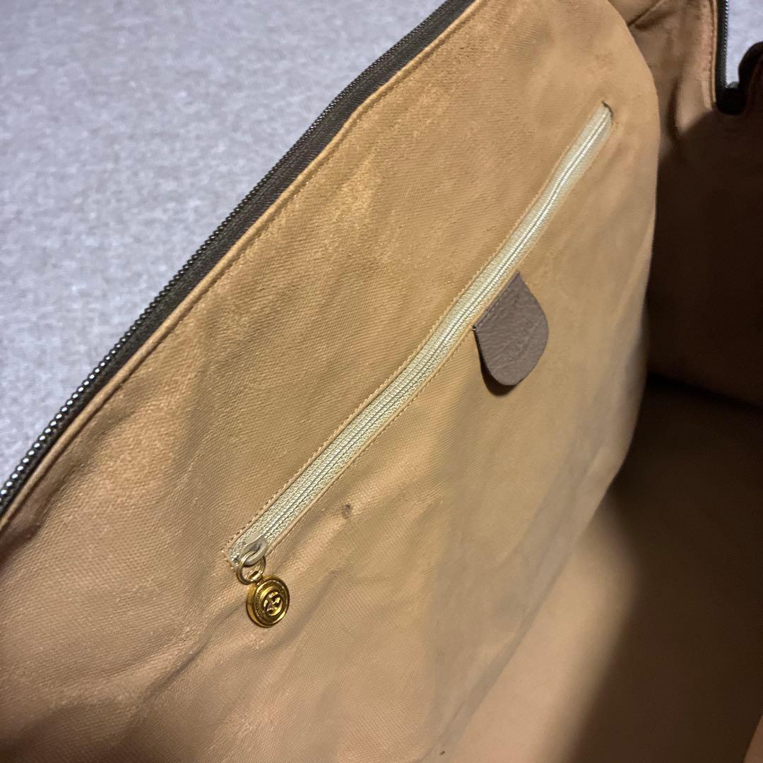 GUCCI GGキャンバス ボストンバッグ