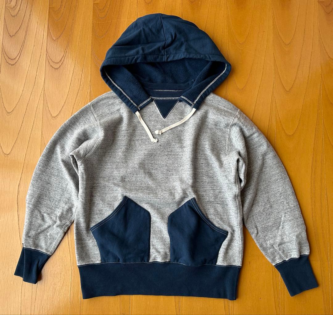 フリーホイーラーズ 両V 後付け ツートン パーカ サイズ42