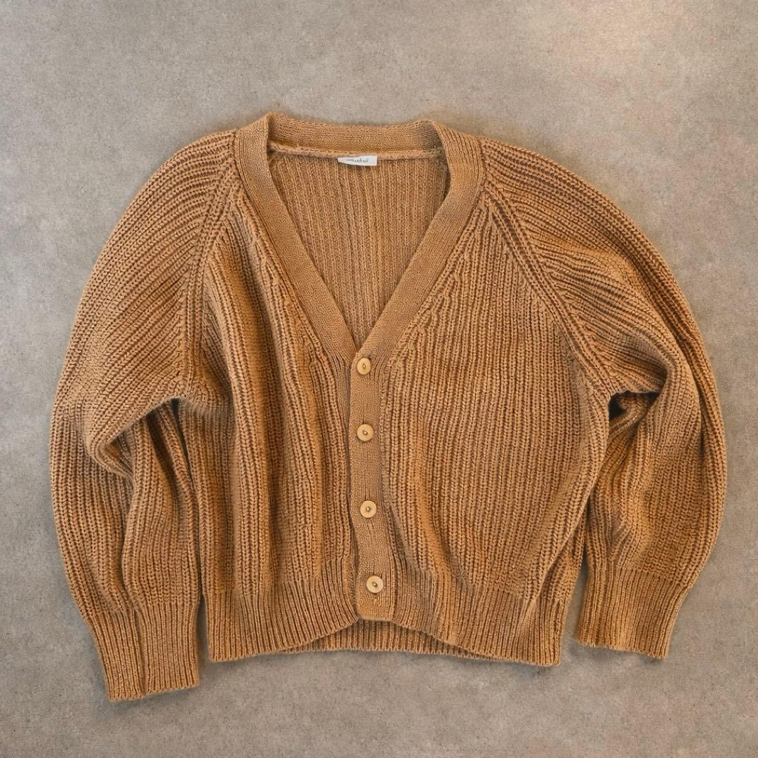 【seed and soil】 Organic cotton cardigan