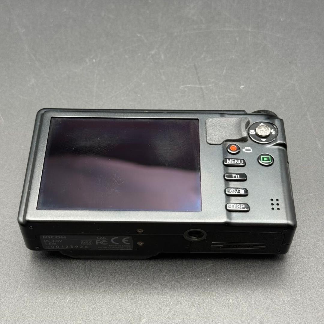 【訳あり品】 RICOH CX6 ブラック　コンパクトデジタルカメラ