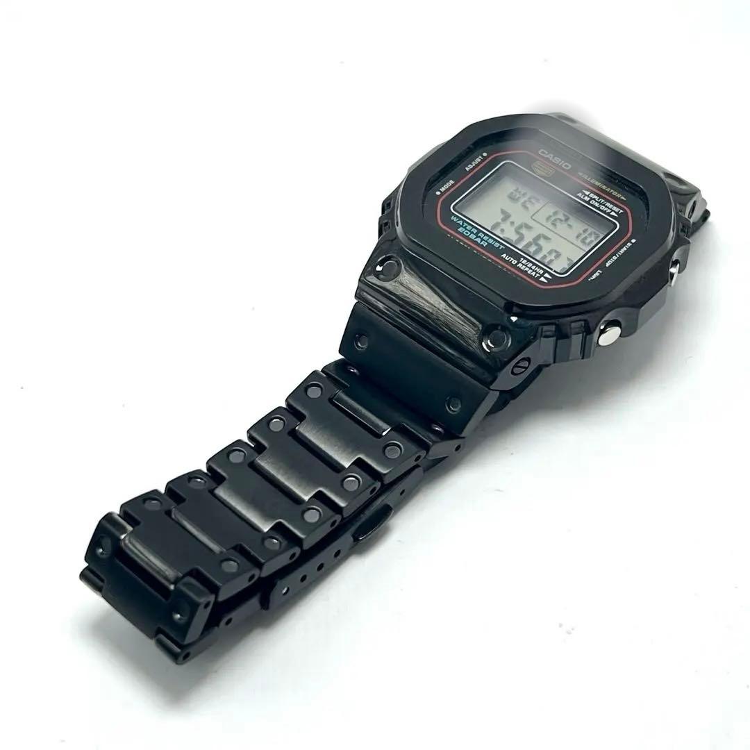 新品 フルメタルカスタム用ステンレスブラック、ベゼル・バンド(時計は含みません)