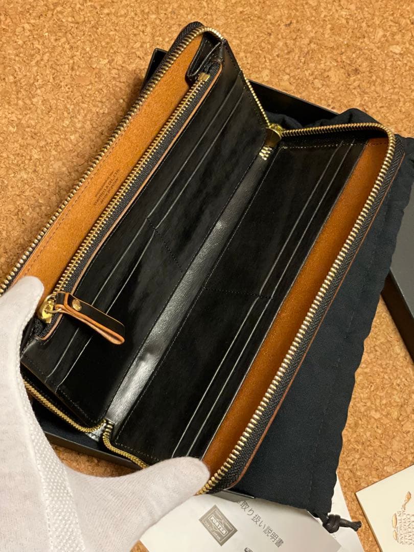 ◆感謝価格◆PORTER◆FILM◆ポーターフィルム◆ラウンド長財布◆