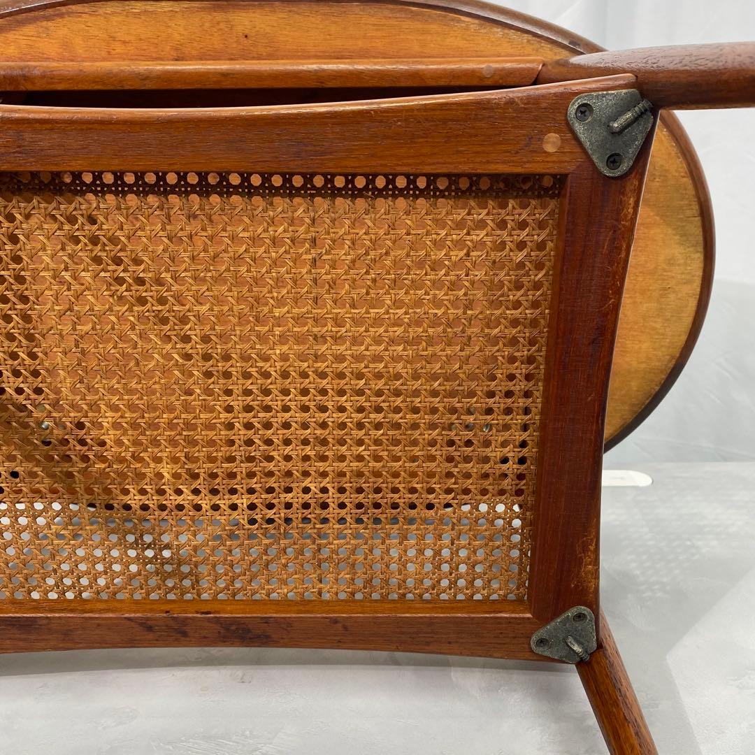 【希少】オールドマルニ センターテーブル 天板：ブビンガ材 脚：カリン材