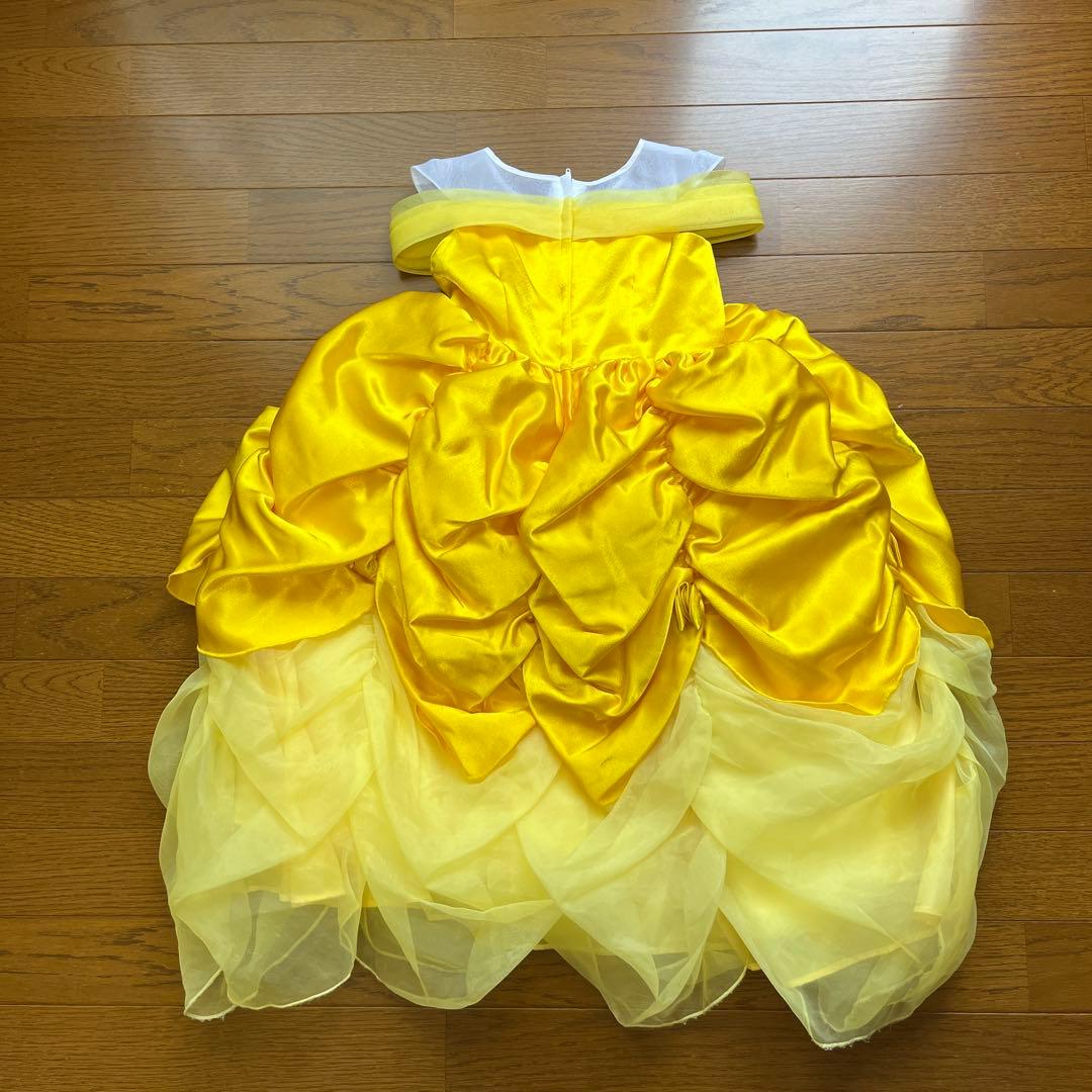 TDRビビディ・バビディ・ブティックのベルの黄色ドレス_サイズ110