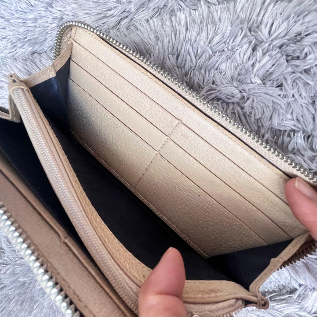 GUCCI✨オフザグリッド　長財布　ラウンドファスナー　ナイロン　ブルー