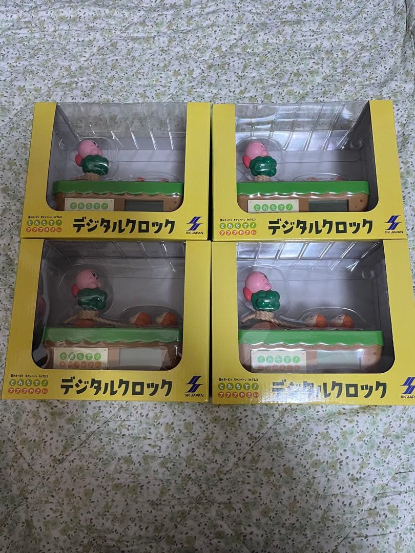 ナムコ限定　星のカービィ とれたて！プププやさい デジタルクロック　4点セット